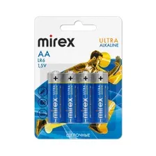 Батарейка AA LR6 "Mirex" (4 шт.)
