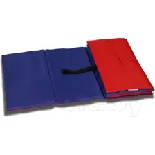 Коврик для йоги и фитнеса Indigo Sport SM-043 (синий/красный)