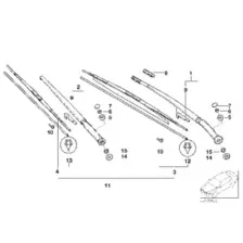 Щетка стеклоочистителя bmw BMW 61 61 2 458 347