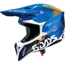 Мотошлем Airoh WRAAAP 6Days Italy 2025 WRASDIT25-XXS (XXS, глянец)