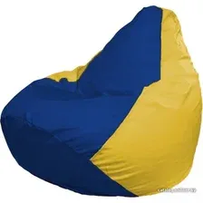 Кресло-мешок Flagman Груша Г2.1-128 (синий/жёлтый)