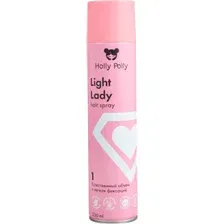 Лак Holly Polly Light Lady Естественный Объем и Легкая Фиксация 250 мл
