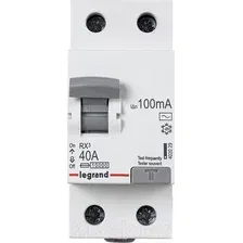 Устройство защитного отключения Legrand RX3 2P 40A 10kA 100mA AC / 402029