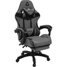 Кресло офисное King Style FK-31 Anklav Fabric Black  (светло-серый/черный)