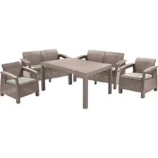 Набор садовой мебели Curver Corfu fiesta set (Капучино/Песочный) [227586]