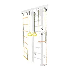 Детский спортивный комплекс Kampfer Wooden Ladder Wall (3м, жемчужный/белый)