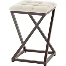 Табурет AMC Comfort 8К2.3 (кожзам, бежевый/коричневый)