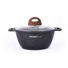 Кастрюля "Granit ultra blue" 2 л (стеклянная крышка) Kukmara кгг22а