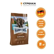 Корм для собак Happy Dog Sensible Canada, 60573, лосось/кролик/ягненок, 11 кг