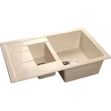 Кухонная мойка GranFest GF-Q775KL (белый)