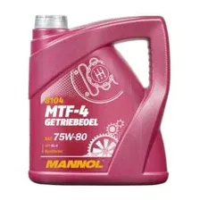 Масло трансмиссионное синтетическое Mannol MTF-4 Getriebeoel 75W-80 GL-4 4л