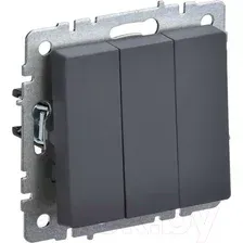 Выключатель IEK Brite BR-V30-0-10-K53 (графит)