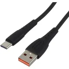Кабель GoPower 00-00022800 USB Type-A - USB Type-C (1 м, черный)