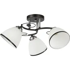 Потолочный светильник Mirastyle WX-10138/3 BK+CR