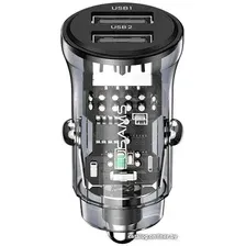 Автомобильное зарядное Usams US-CC162 (черный)