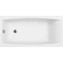 Ванна акриловая Cersanit Virgo 150x75 WP-VIRGO-150-W с сифоном Prime 64287 (без ножек, сифон черный)