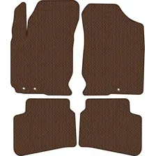 Комплект ковриков для авто Alicosta Kia Ceed I (универсал, хэтчбек 5 дв / ED) 2006 - 2012 (коричневый, сота)