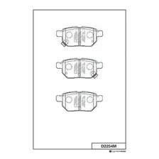 Тормозные колодки дисковые MK KASHIYAMA D2254MH