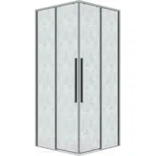 Душевой уголок Grossman Galaxy 90x90x195 300.K33.01.9090.10.02 (хром/шиншилла стекло)