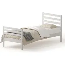 Кровать Домаклево Лето 90x190+В2+Н2 (белый)