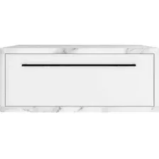 Тумба Shtabe Royal 5200 эко (мрамор каррара/р.черная)