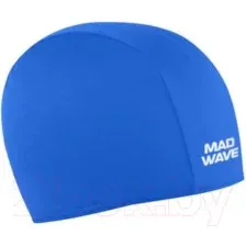 Шапочка для плавания Mad Wave Poly II (синий 04)