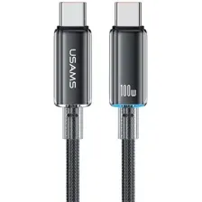 Кабель Usams US-SJ660 USB Type-C - USB Type-C (1.2 м, черный)