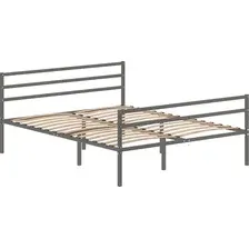 Кровать Домаклево Металика Г3+Г2 160x200 (серый)