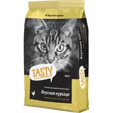 Сухой корм для кошек Tasty Cat С курицей (350г)