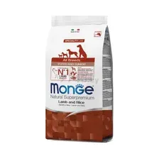 Сухой корм для собак Monge All Breeds Puppy & Junior Monoprotein Lamb and Rice (для щенков всех пород с ягненком и рисом) 2.5 кг