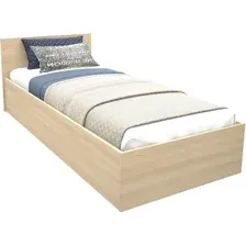 Кровать МДК КР9 80x200/700x952x2032 (дуб млечный)