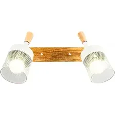 Спот Aitin Pro НПБ 02-2x60-102 N6235/2 (белый/дерево)