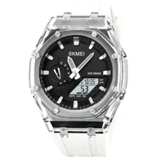 Наручные часы Skmei 2100 (белый/черный)