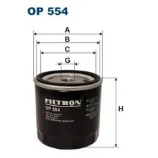 Масляный фильтр Filtron OP554