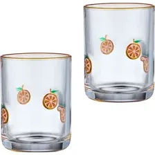 Набор стаканов для воды и напитков Lefard Fruity Orange 685-134 (2 шт)