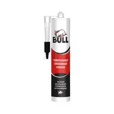 Герметик силиконовый BULL универсальный белый 280 мл (BW101)