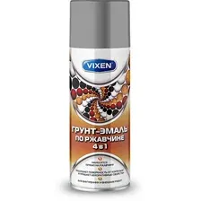 Грунт-эмаль Vixen По ржавчине VX-517040 (520мл, серое окно)
