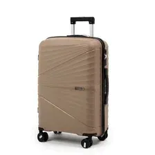 Чемодан дорожный PRIDE 9702 кофейный L (большой)