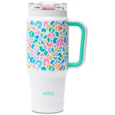 Термокружка Miku 950 мл (белый с цветным)