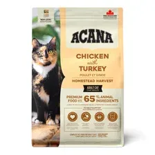 Корм ACANA Homestead Harvest (Курица, индейка) для кошек 1,8 кг