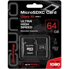 Карта памяти QUMO microSDXC QM64GMICSDXC10U1NA 64GB
