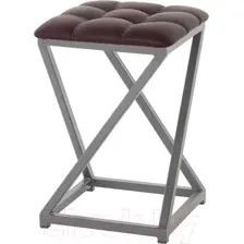 Табурет AMC Comfort 8К4.14 (кожзам бордо/графит)