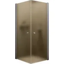 Душевой уголок MaybahGlass MGY-1301-5 (бронзовое матовое стекло/хром матовый)
