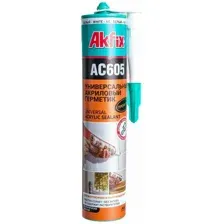 Герметик акриловый AKFIX AC605 белый 310 мл 