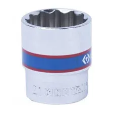 Головка торцевая двенадцатигранная 3/8" 21 мм KING TONY 333021M