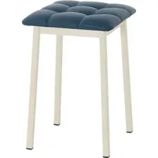 Табурет AMC Comfort 7К3.13 (кожзам, атлантик/слоновая кость)
