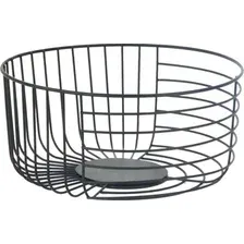 Ваза для фруктов Handy Home LB-16 BL (матовый черный)