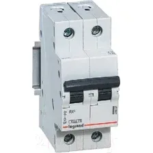 Выключатель автоматический Legrand RX3 2P C 50A 4.5кА 2M 419702