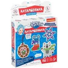 Развивающая игра Bondibon Новогодняя аквамозаика с Луки / ВВ4520