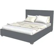 Кровать Elmax Альба 120x200 с ПМ Газ-лифт Континентальная рама (Glory 19)